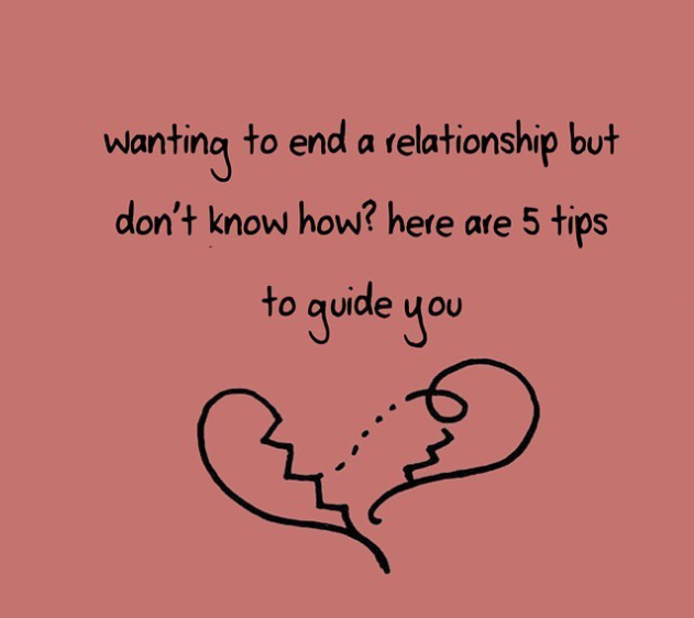 HOW DO YOU END A RELATIONSHIP?