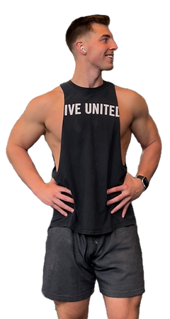 A picture of Jackson confidently smiling