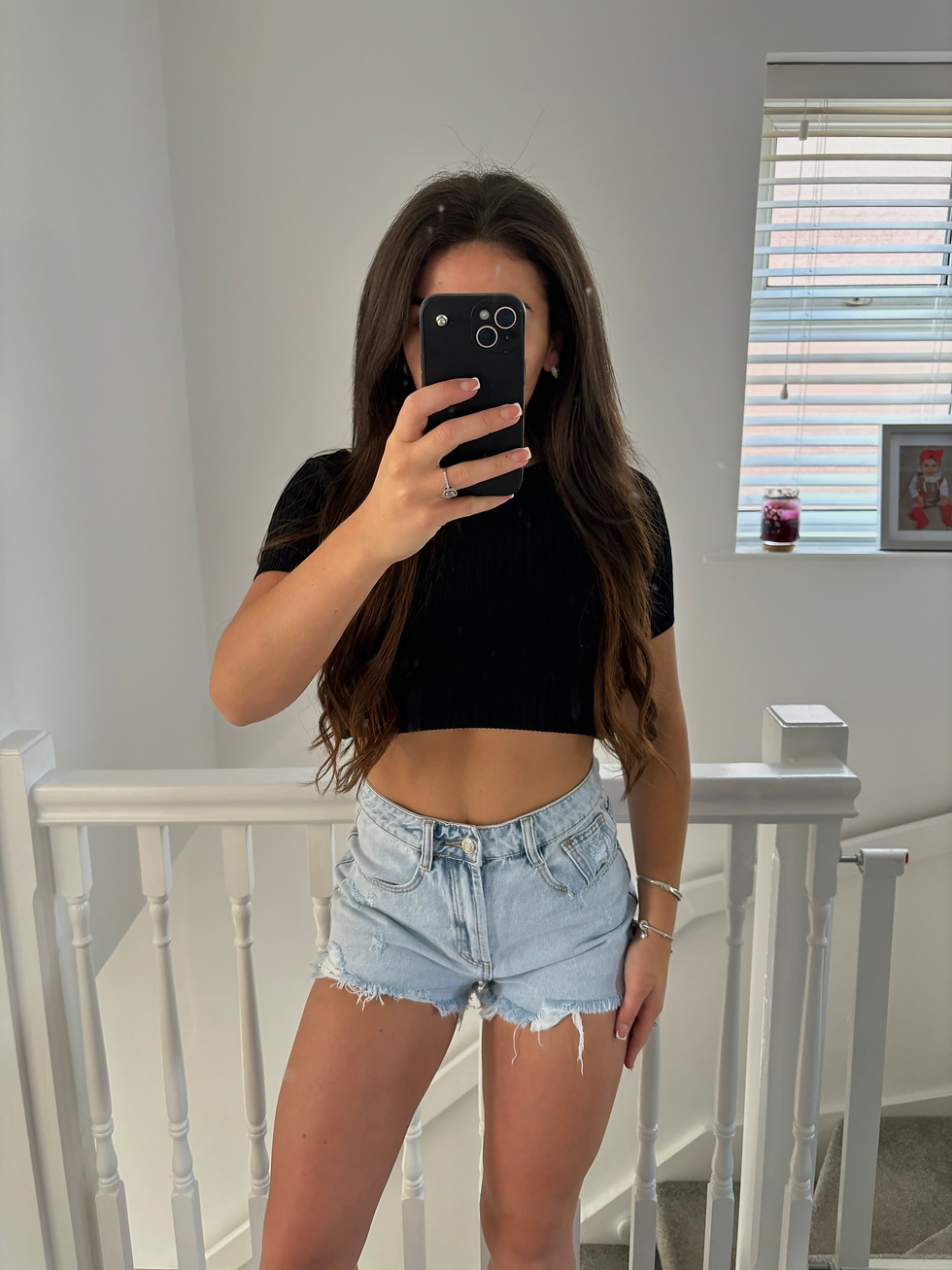 Thumbnail: LUCIE Denim Shorts 