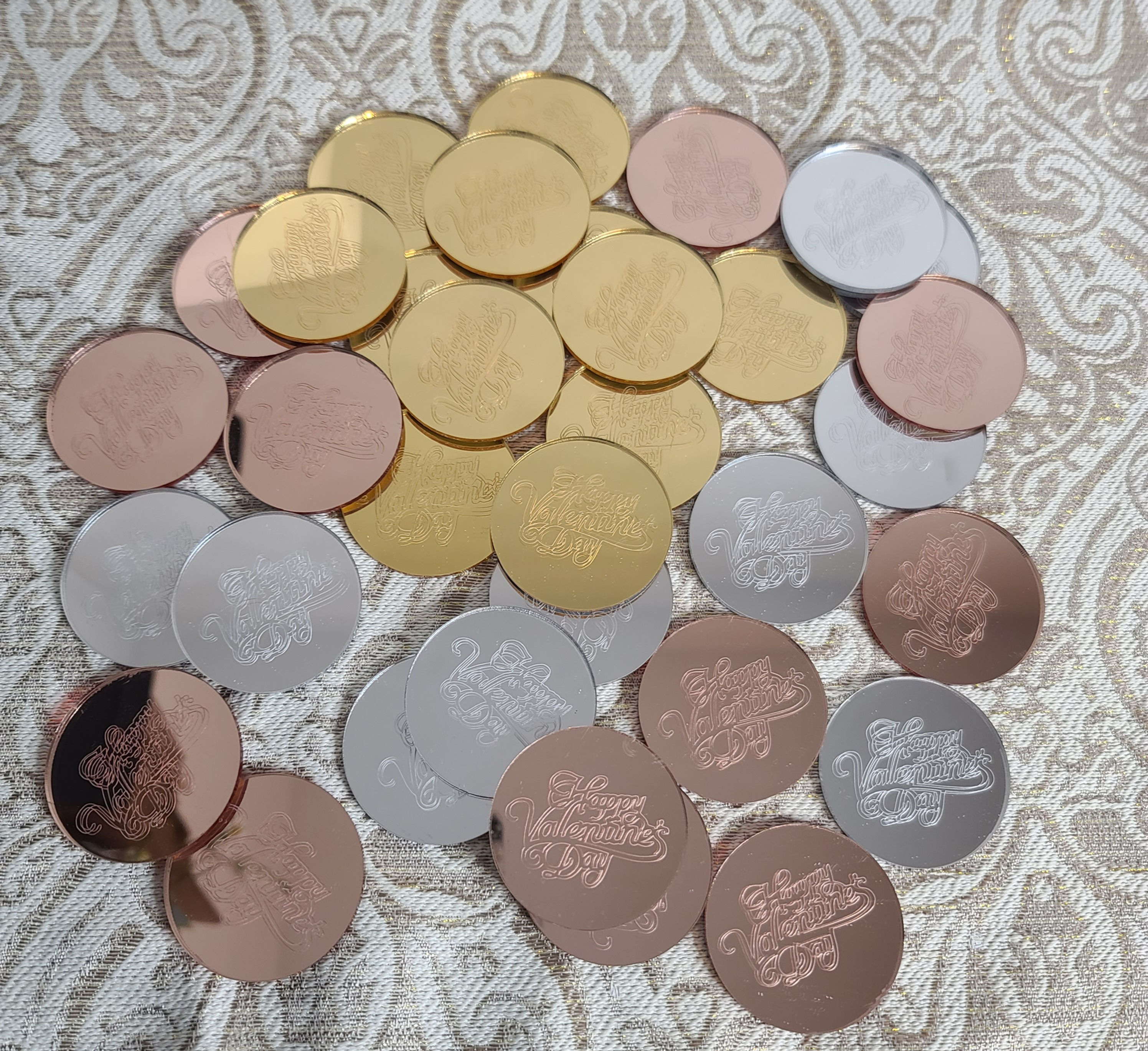 Custom Acrylic Circle Treat Toppers (by the dozen)