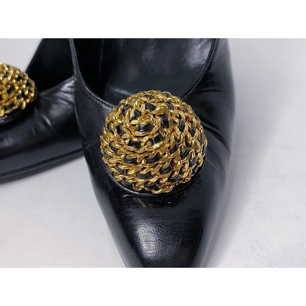 Thumbnail: Vintage Stuart Weitzman for Mr. Seymour Black Pumps