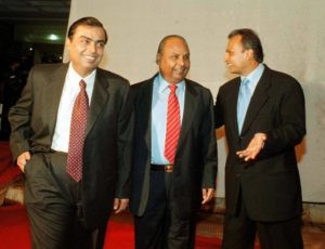 family vs professional management ambani family