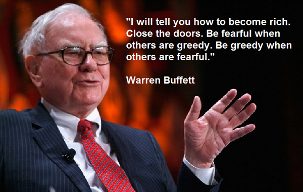warren buffett quote be fearful