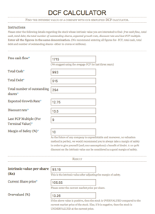 dcf calculator
