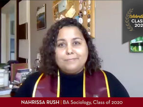 Feature: Sociology Senior Nahrissa Rush Named 2020 CLA Student Commencement Speaker