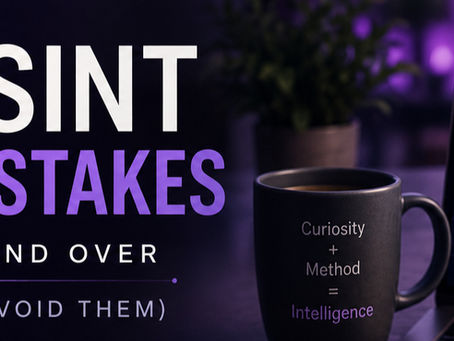 5 OSINT Mistakes I See Over and Over (And How to Avoid Them)