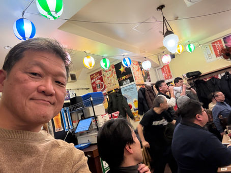 現場帰りにフラっと気楽に立ち寄れる新年会