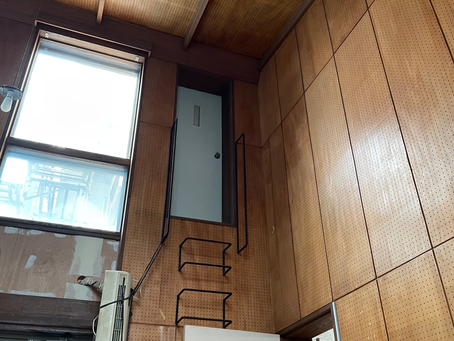 ピアノ教室の工事