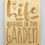 Thumbnail: Wooden Garden Sign - Life begins in the garden