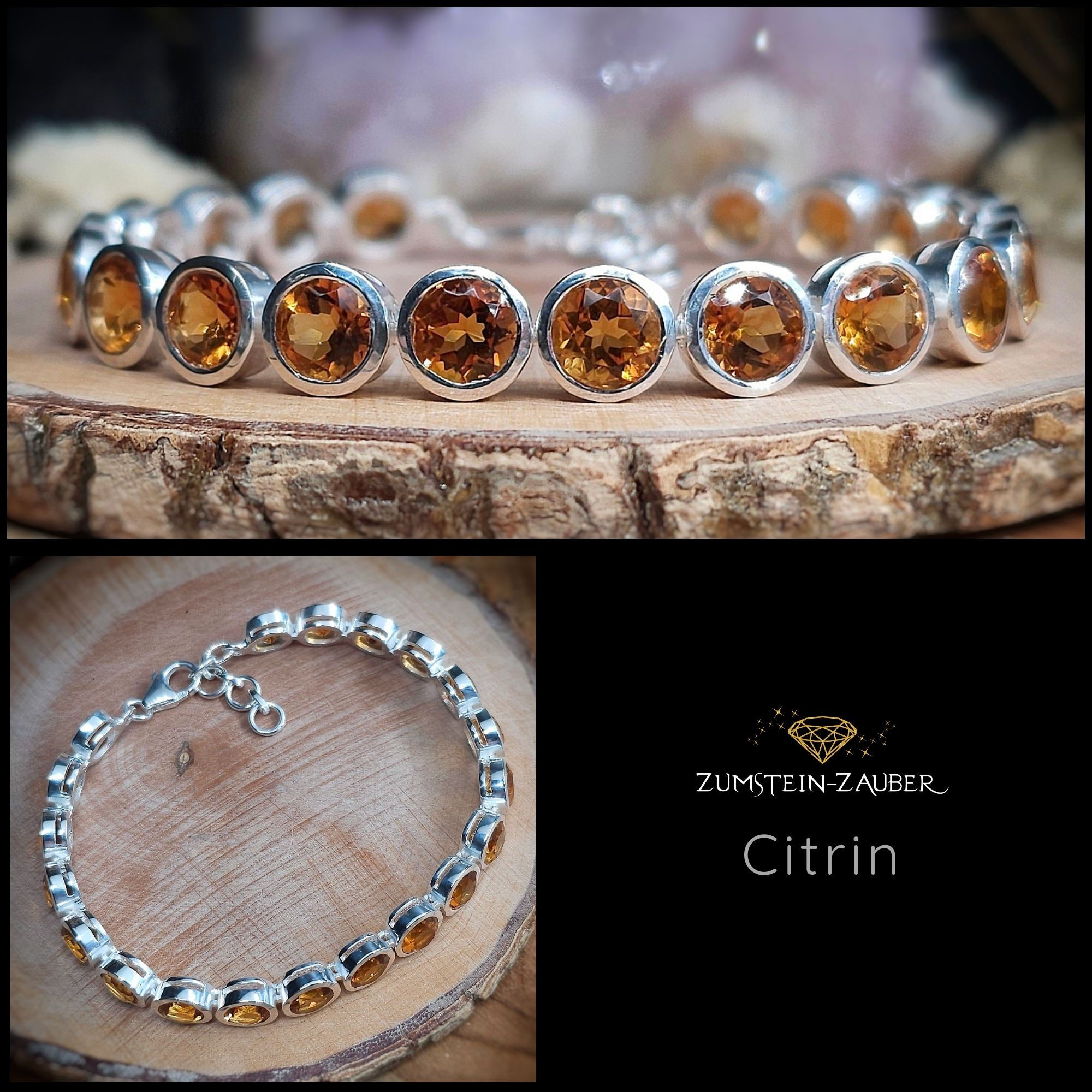 Armband - Citrin