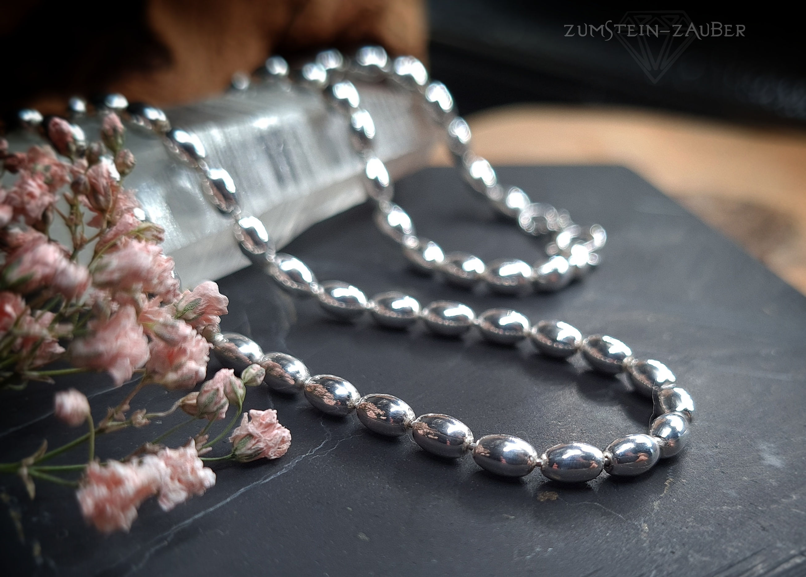 Silberkette - Oliven 3.3 mm