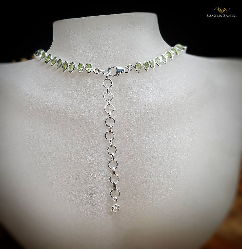 Miniaturbild: Peridot Collier - Silber 925