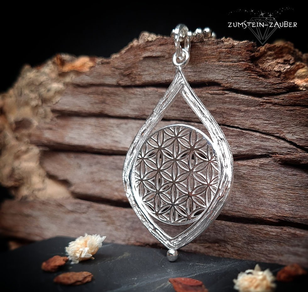 Miniaturbild: Anhänger - Blume des Lebens | Silber 935
