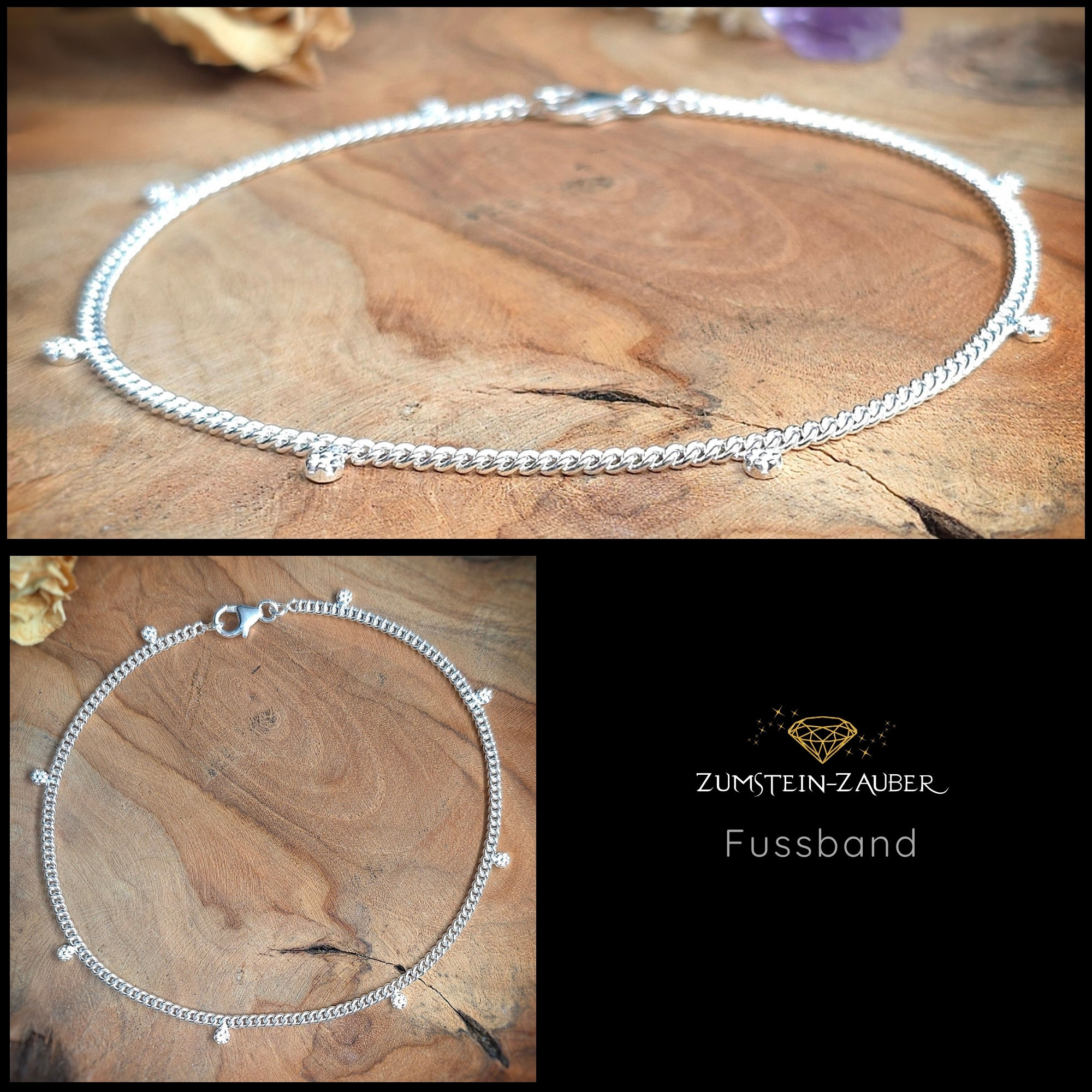 Fussband Silber 925