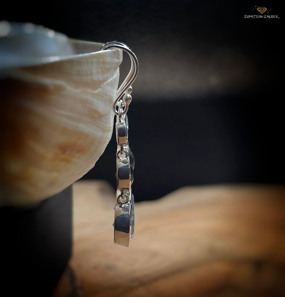 Miniaturbild: Ohrhänger - Topas & Aquamarin