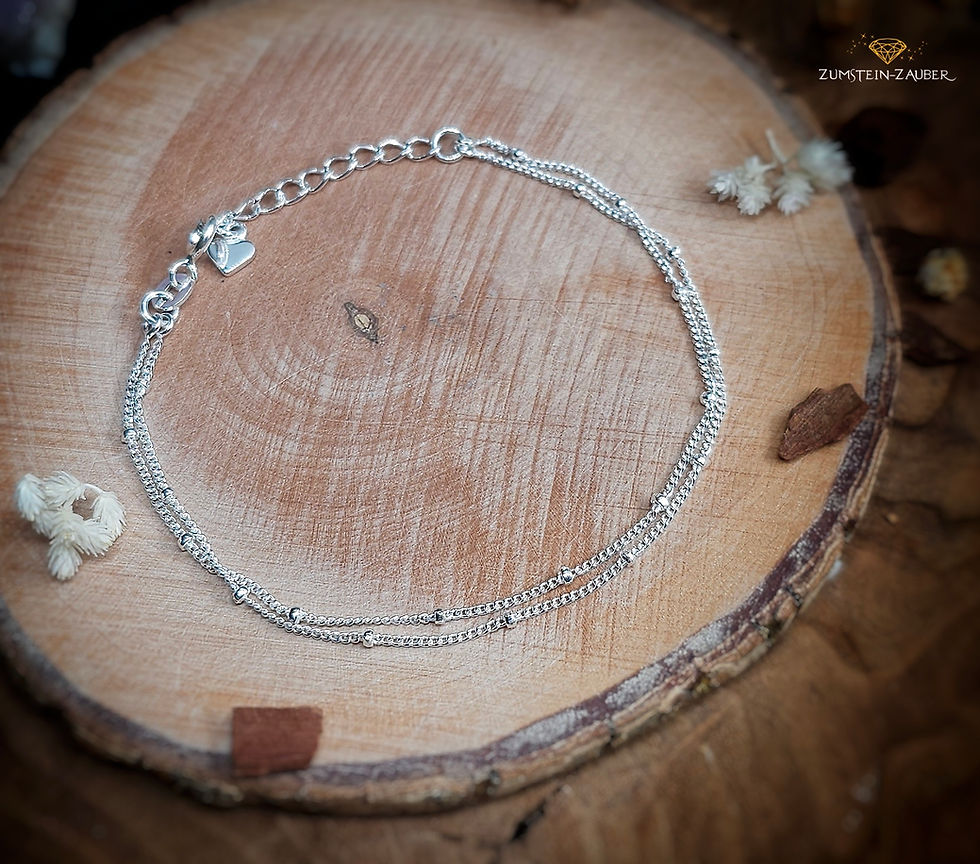 Miniaturbild: Armband - Fine doppel | Silber 925