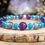 Miniaturbild: Armband - Amazonit, Amethyst & Labradorit