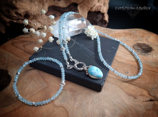 Aquamarin und Larimar