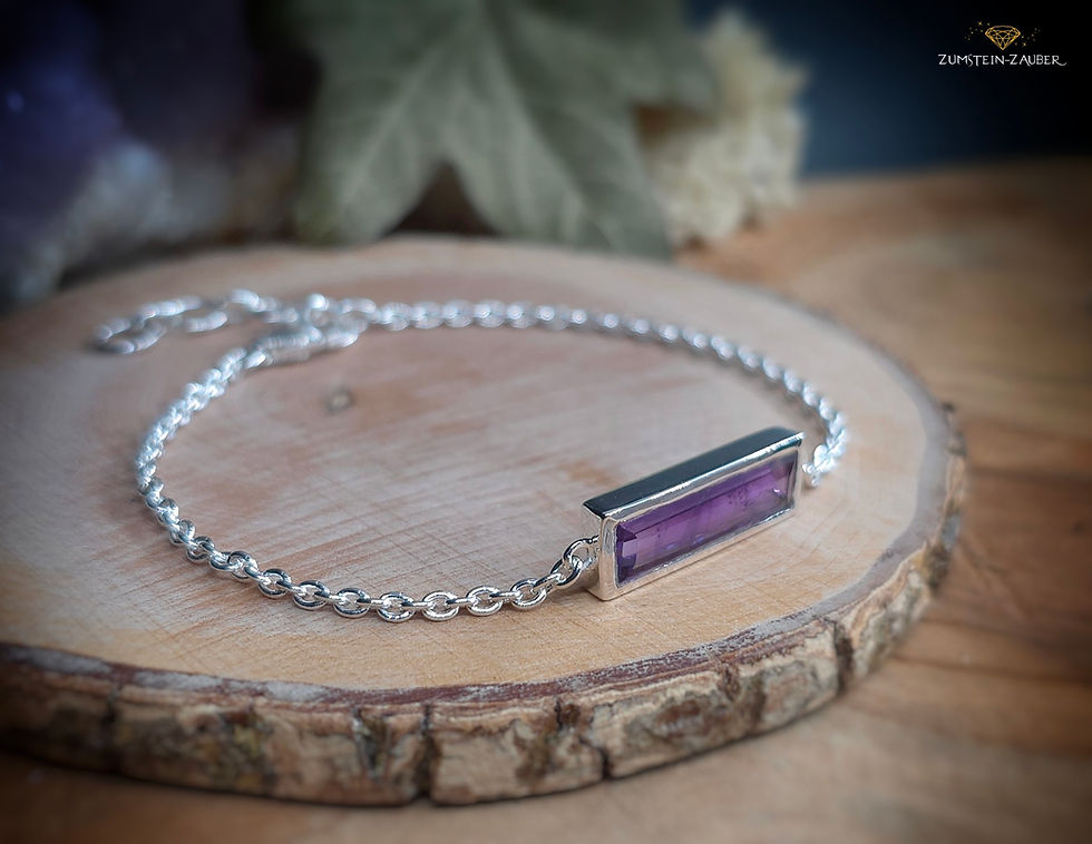 Miniaturbild: Armband - Amethyst | Silber 925