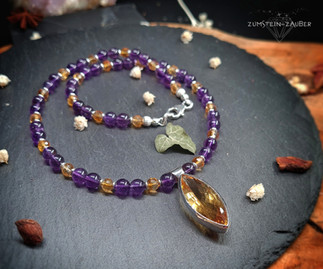 Citrin und Amethyst