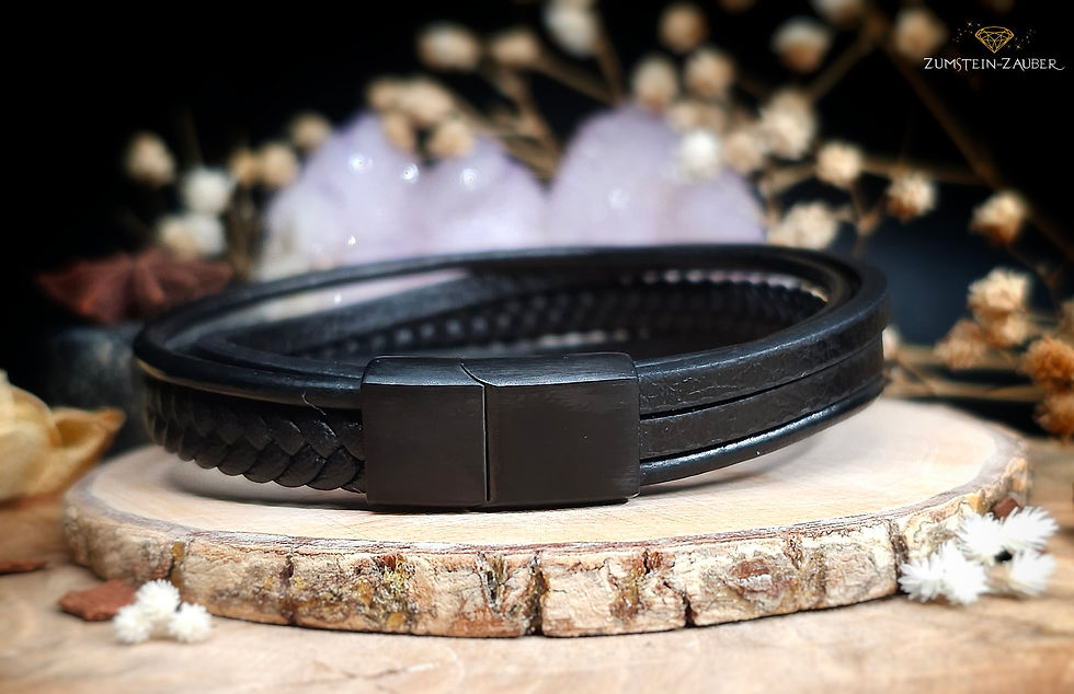 Miniaturbild: Armband - Leder 'mehrfach'
