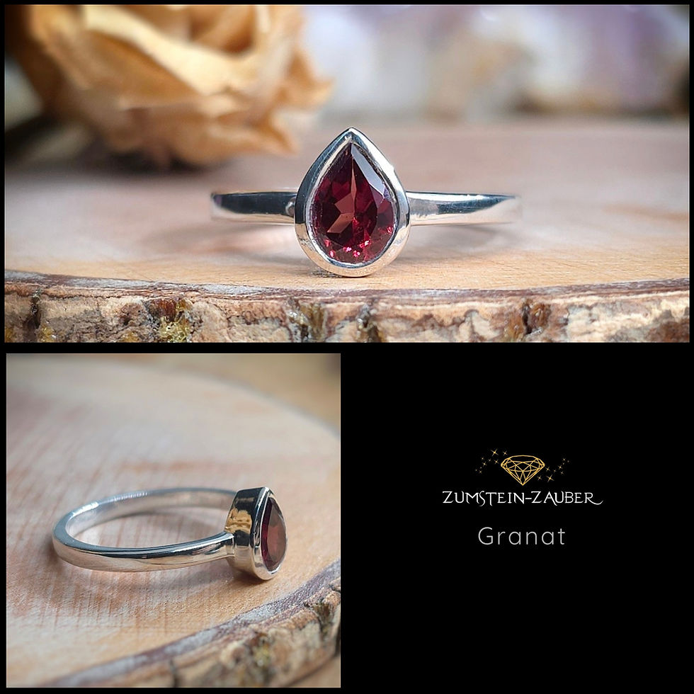 Fingerring Granat