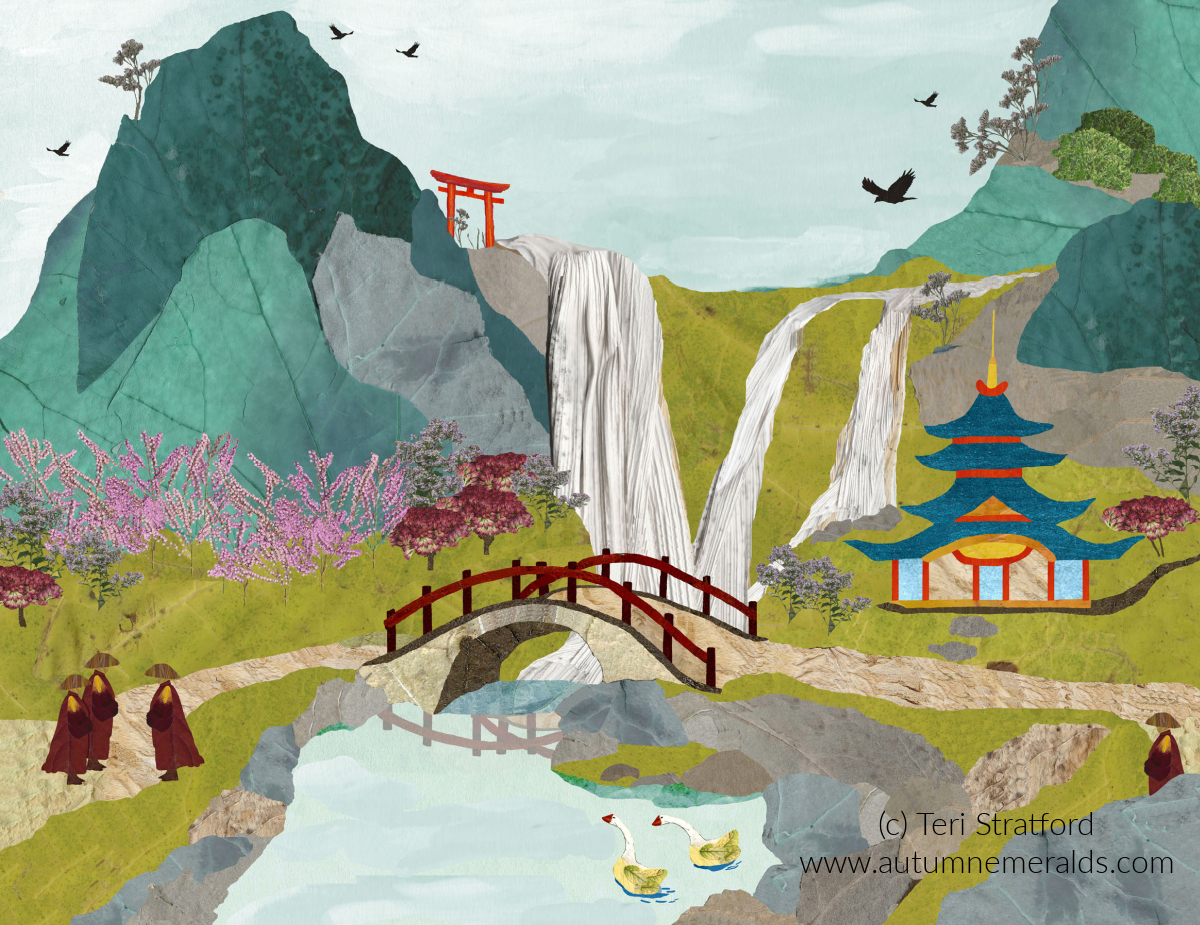 Temple at Toripuru Falls