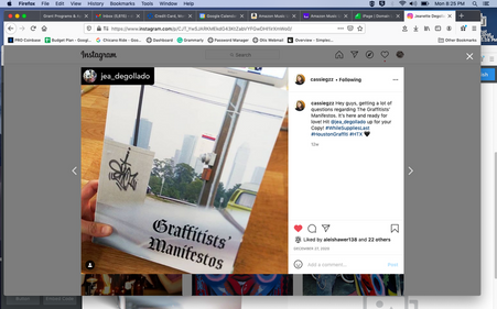 houston graffiti graffitists' manifestos and Jeanette degollado