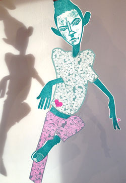 Helen Merrin Saci cut-out