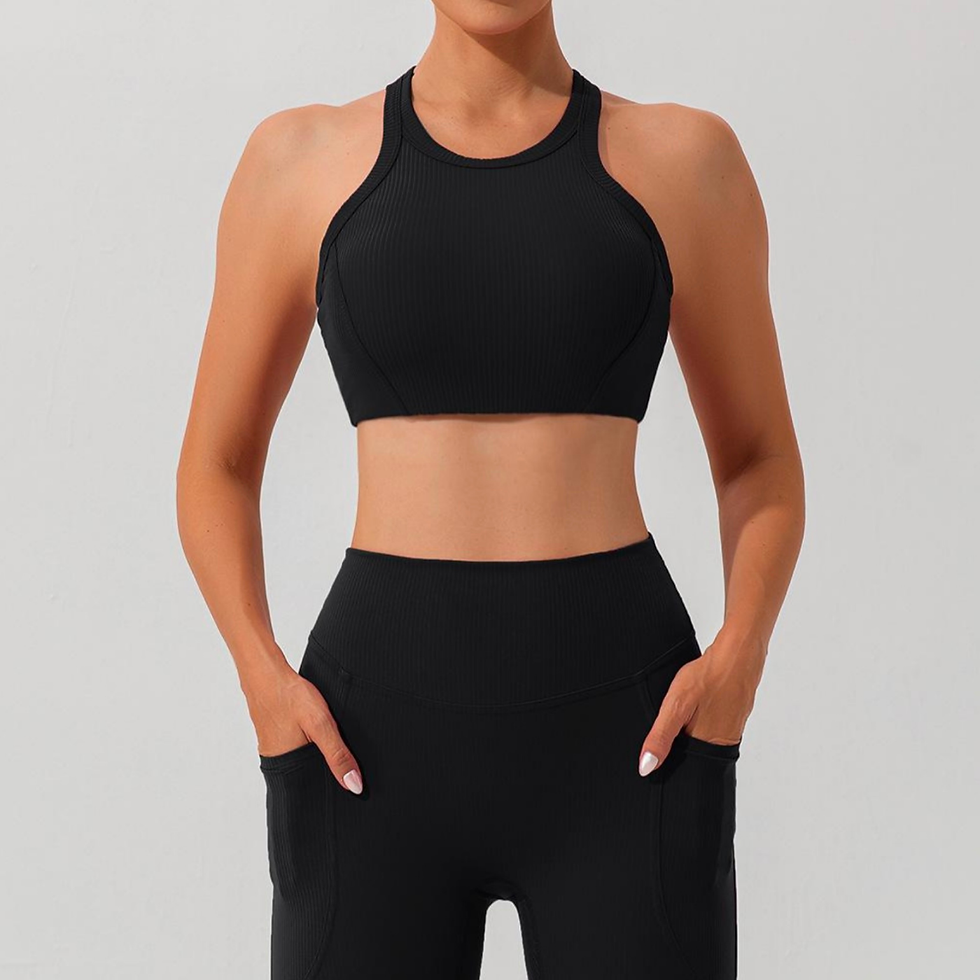 Thumbnail: Ribbed Sports Bra 