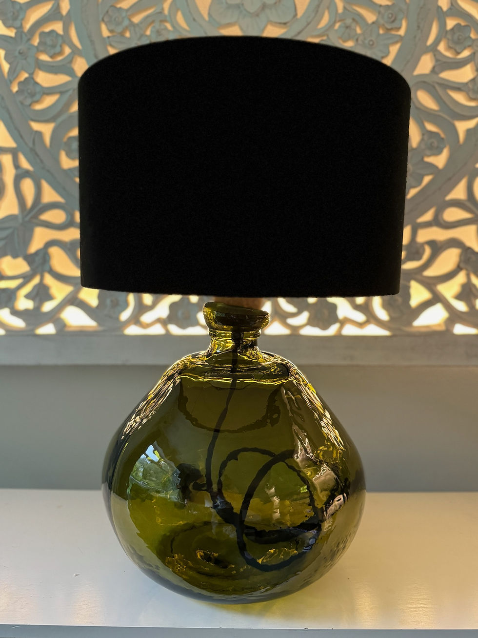 Thumbnail: Black Velvet Lampshade