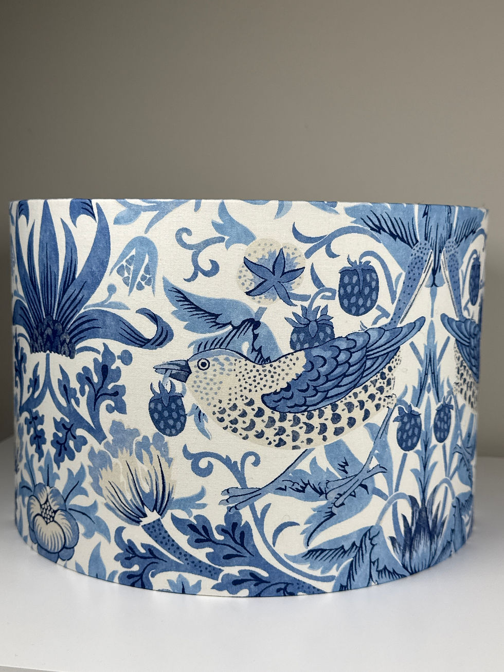 Thumbnail: Morris and Co heritage blue lampshade