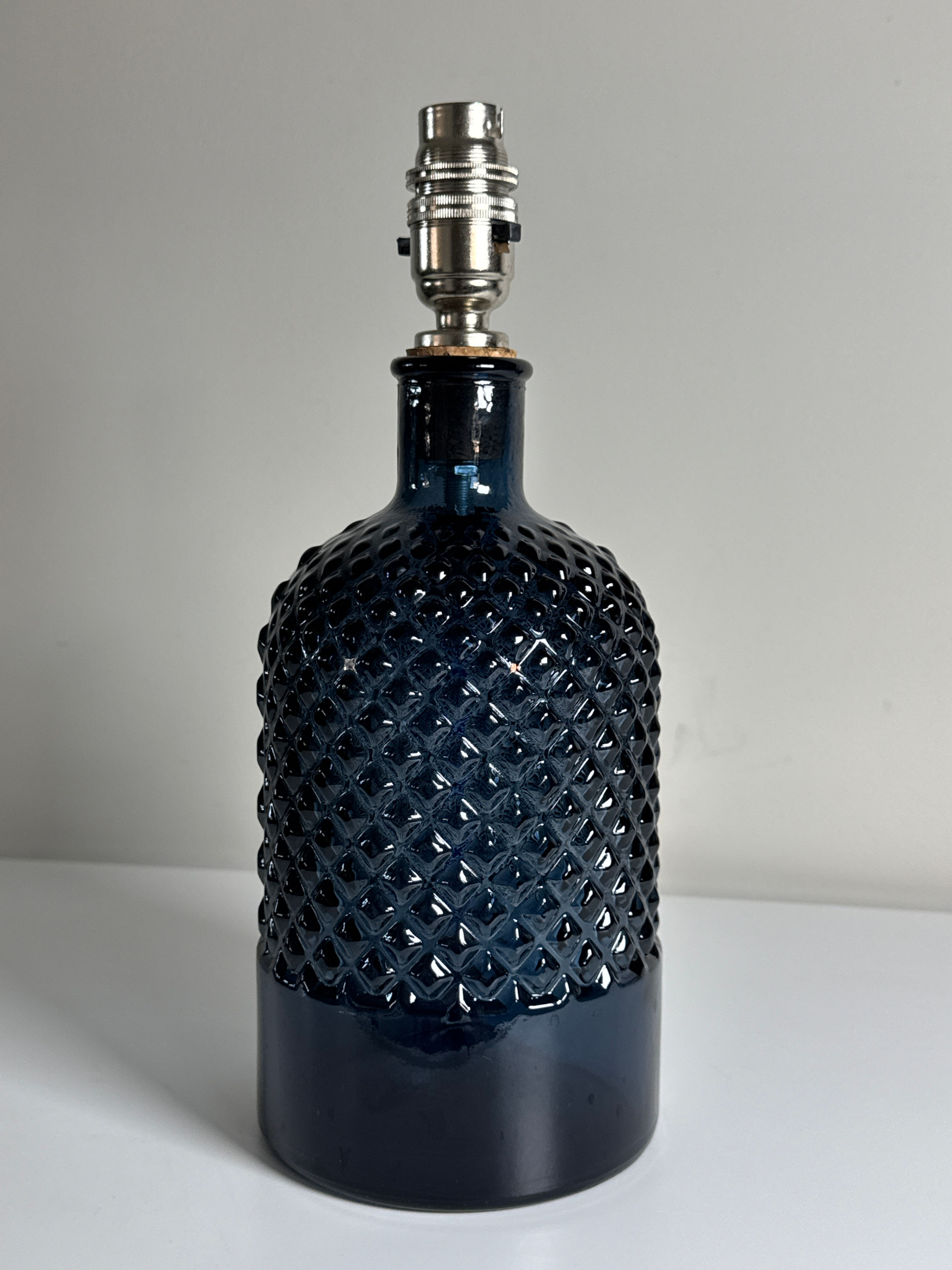 Gin - Blue Lamp Base