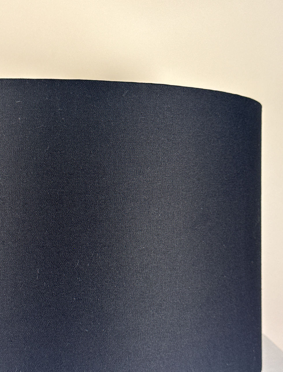 Thumbnail: handmade black linen drum lampshade