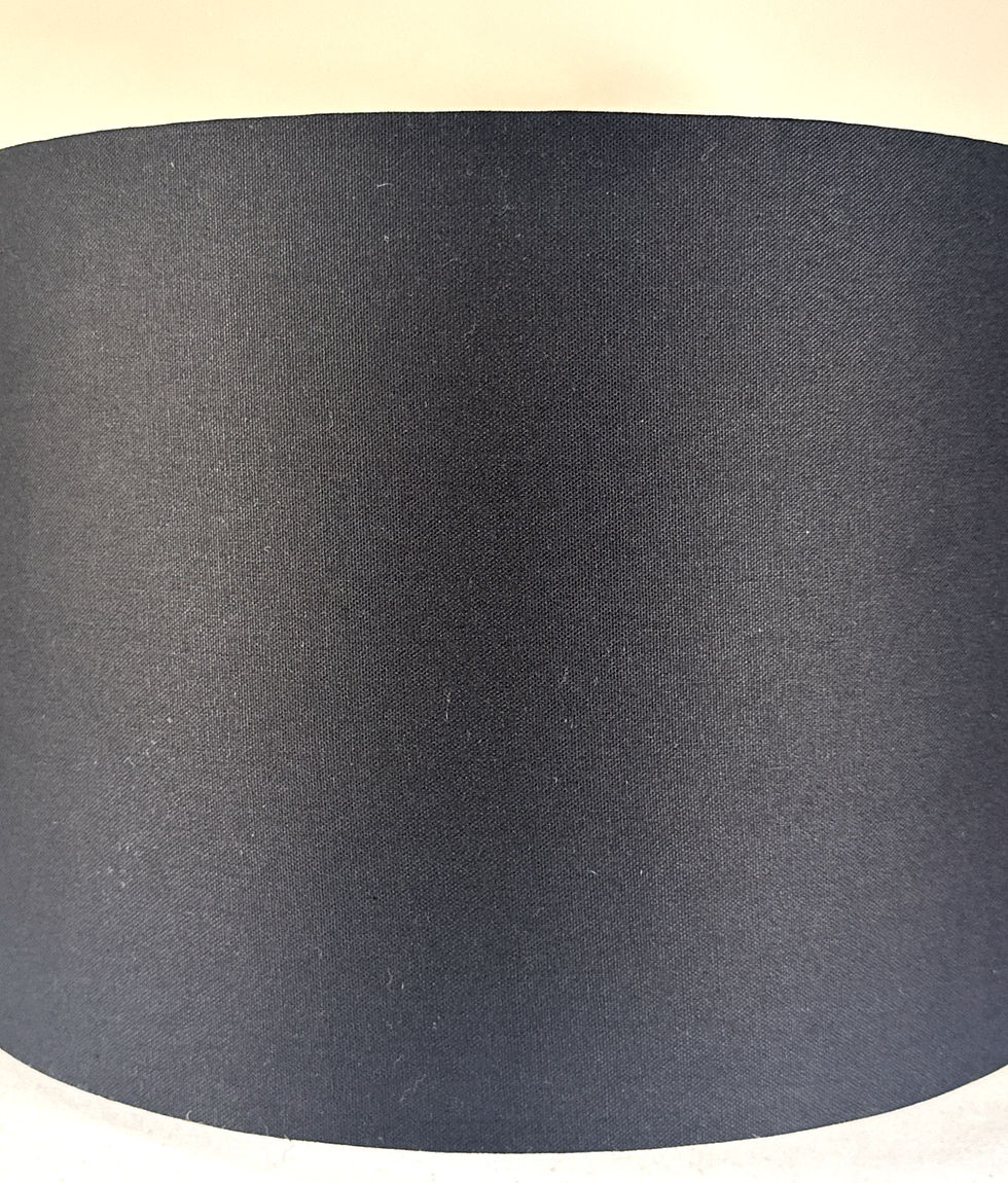 Thumbnail: textured black fabric lampshade