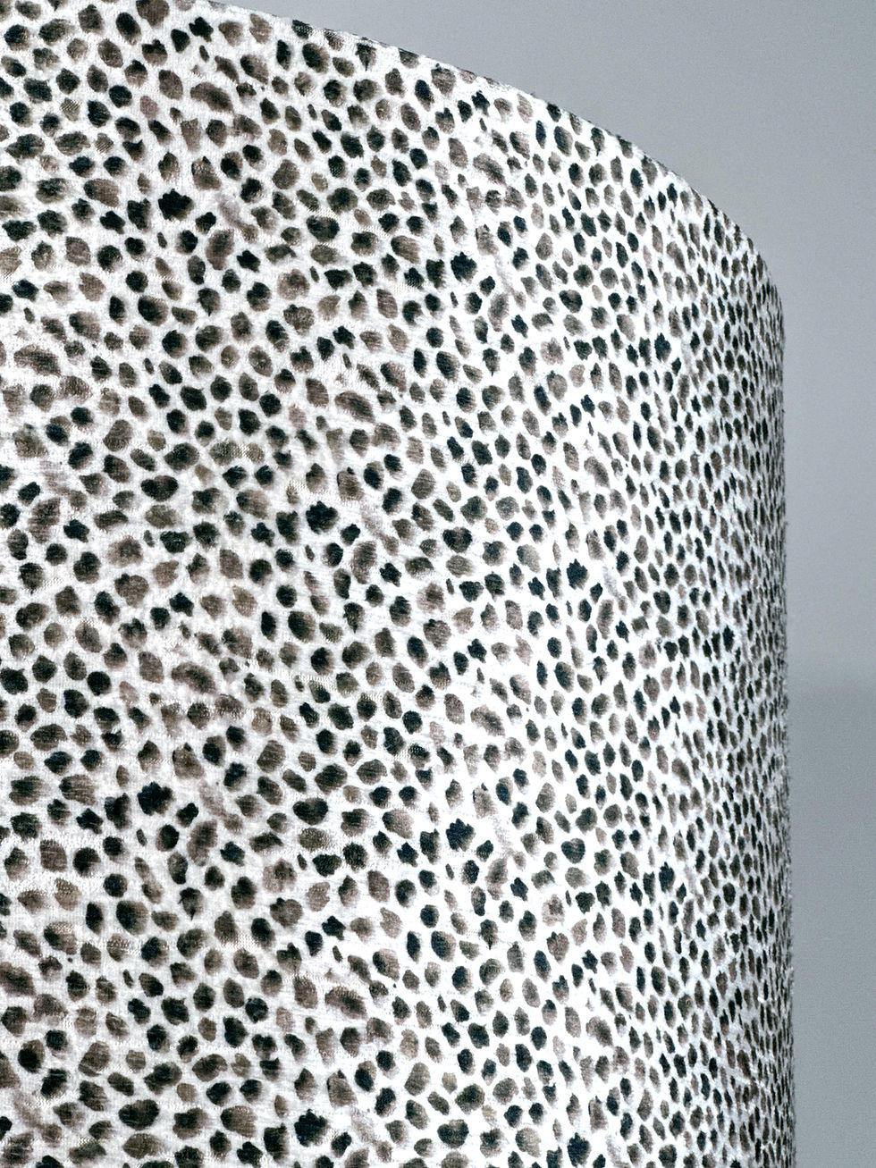 Thumbnail: cheetah dot drum lampshade