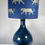 Thumbnail: Gold Leopard & Navy Gal Lampshade & Lamp Base Set