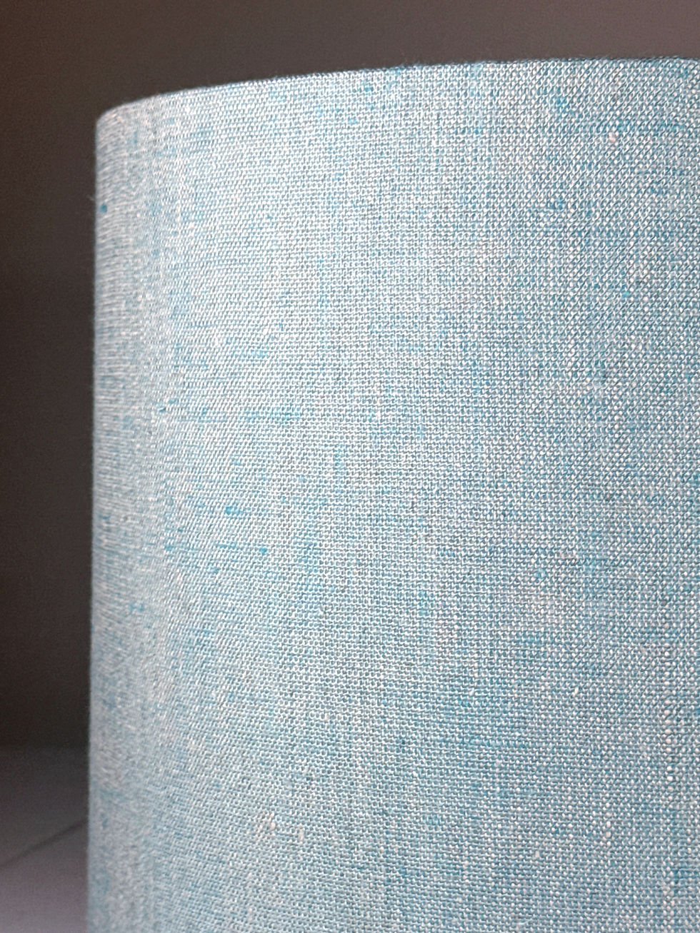 Thumbnail: teal woven linen lampshade