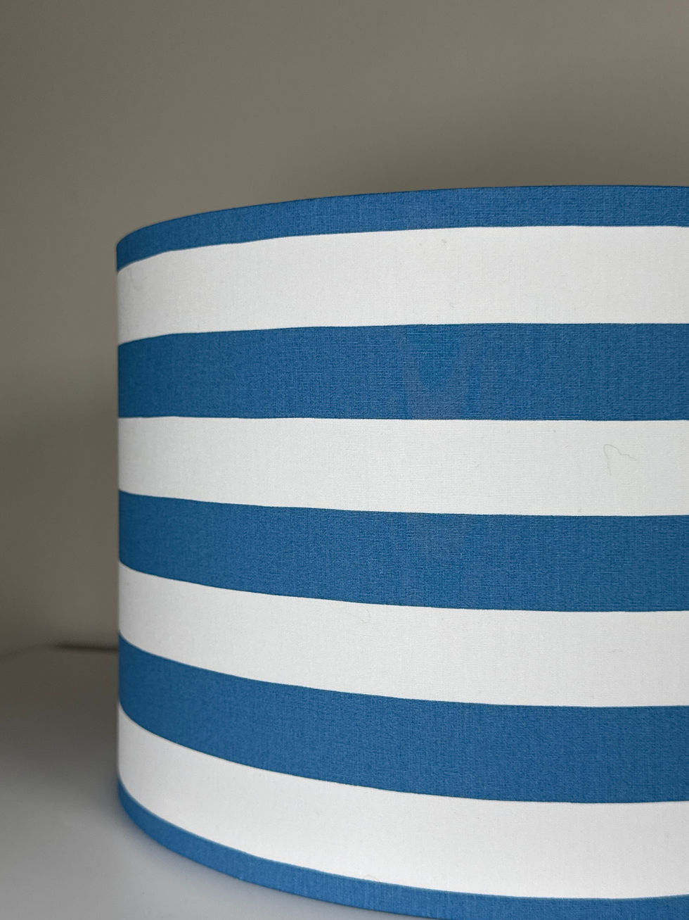 Thumbnail: Blue & White Stripe Lampshade