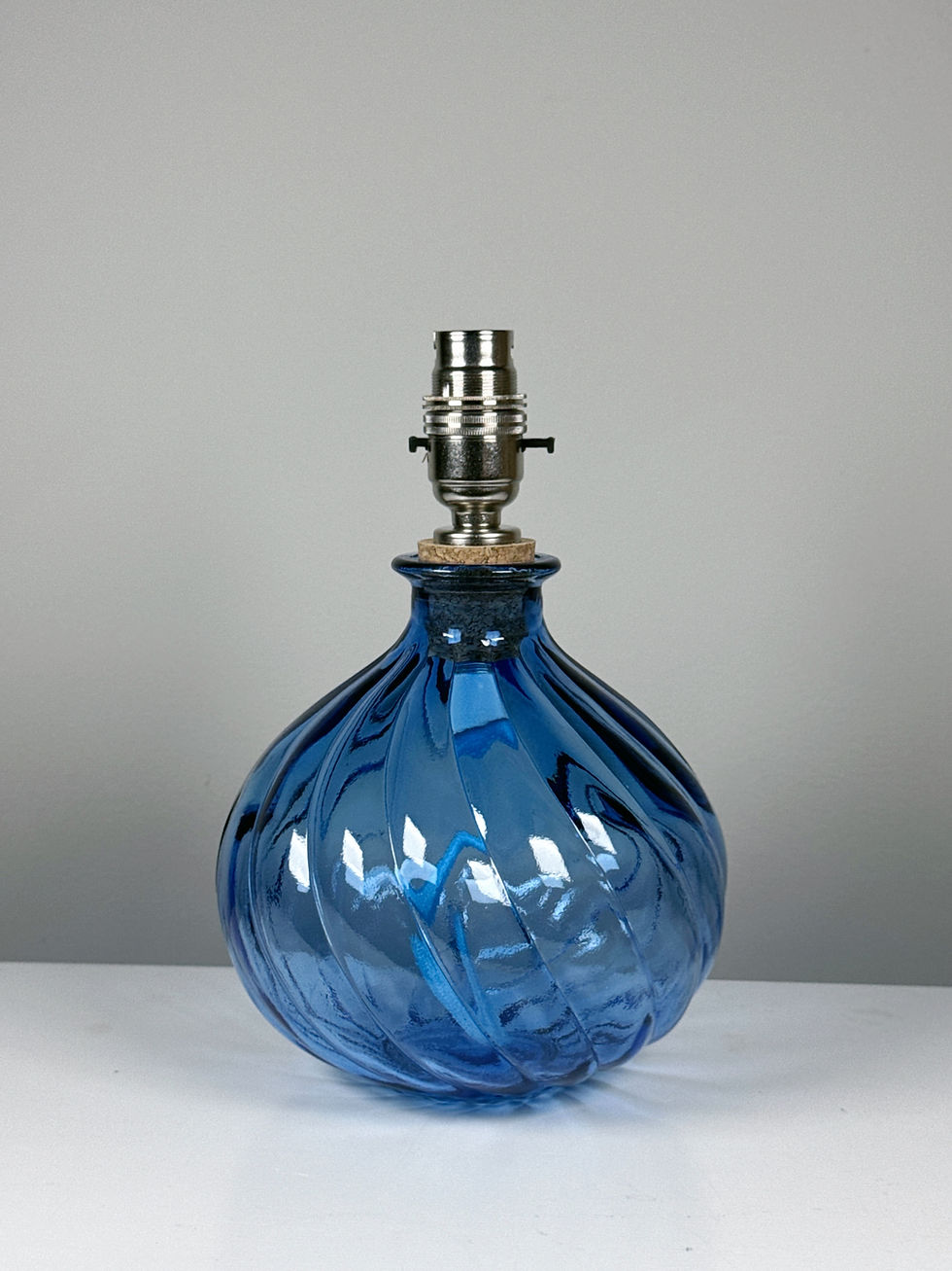 Thumbnail: Spiral Lamp Base - Blue