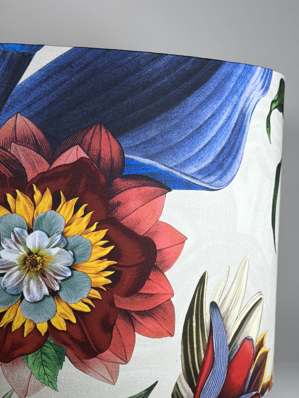 Thumbnail: designer lampshade christian lacroix fabric detail