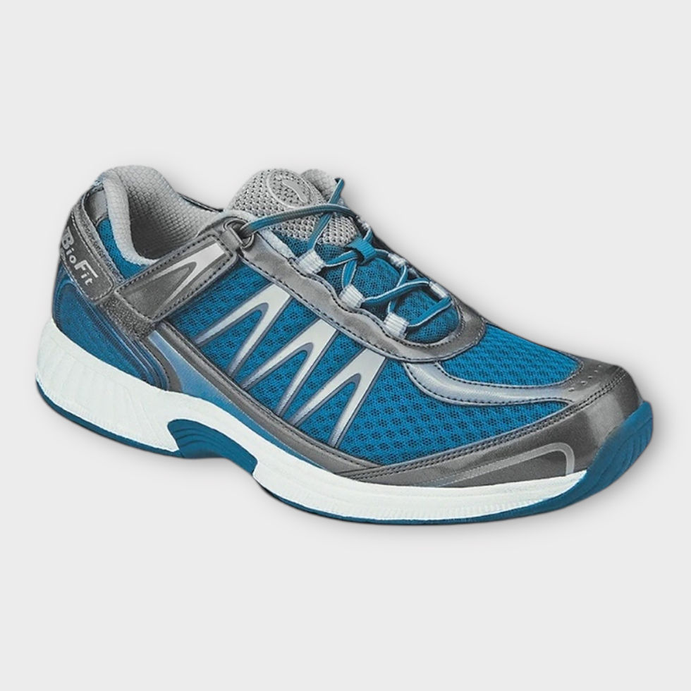 Thumbnail: Orthofeet Sprint Men's Tie-Less Athletic Sneakers