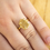 Miniatura: Agate Druzy | Simple Band Ring
