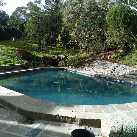 Swimming Pool Stone Work
