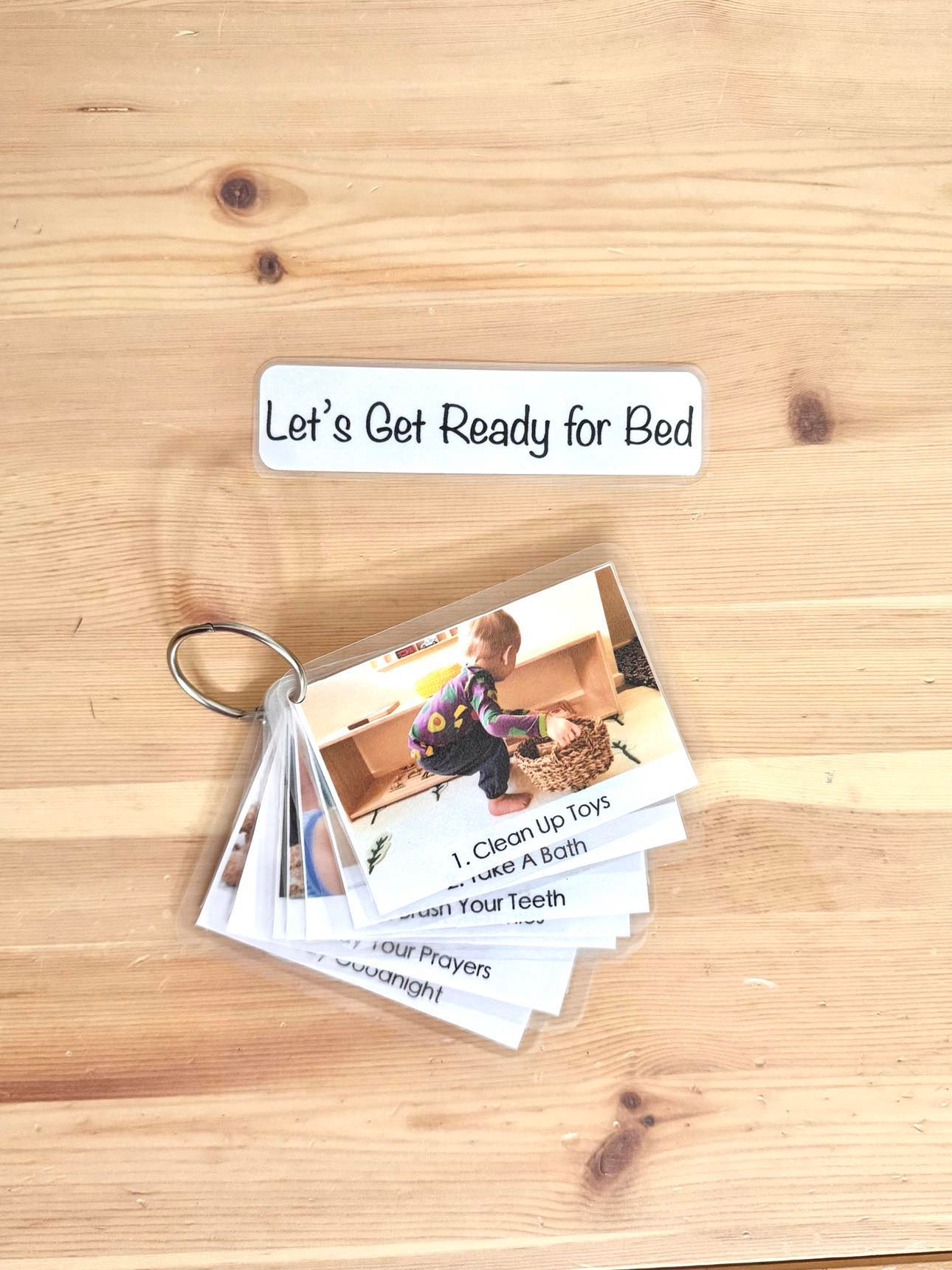Night Time Routine Cards