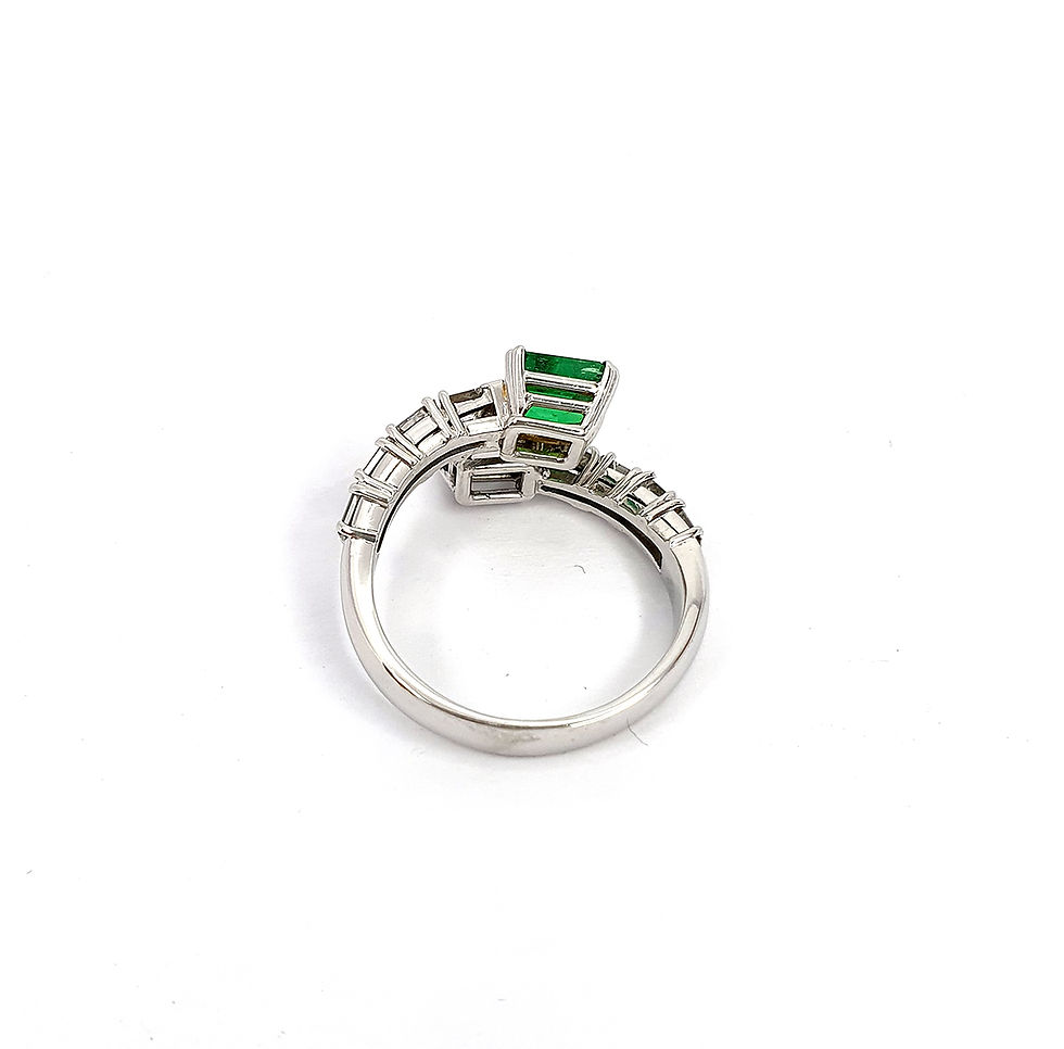 Miniaturbild: Smaragd-Diamantring "Alleanza"