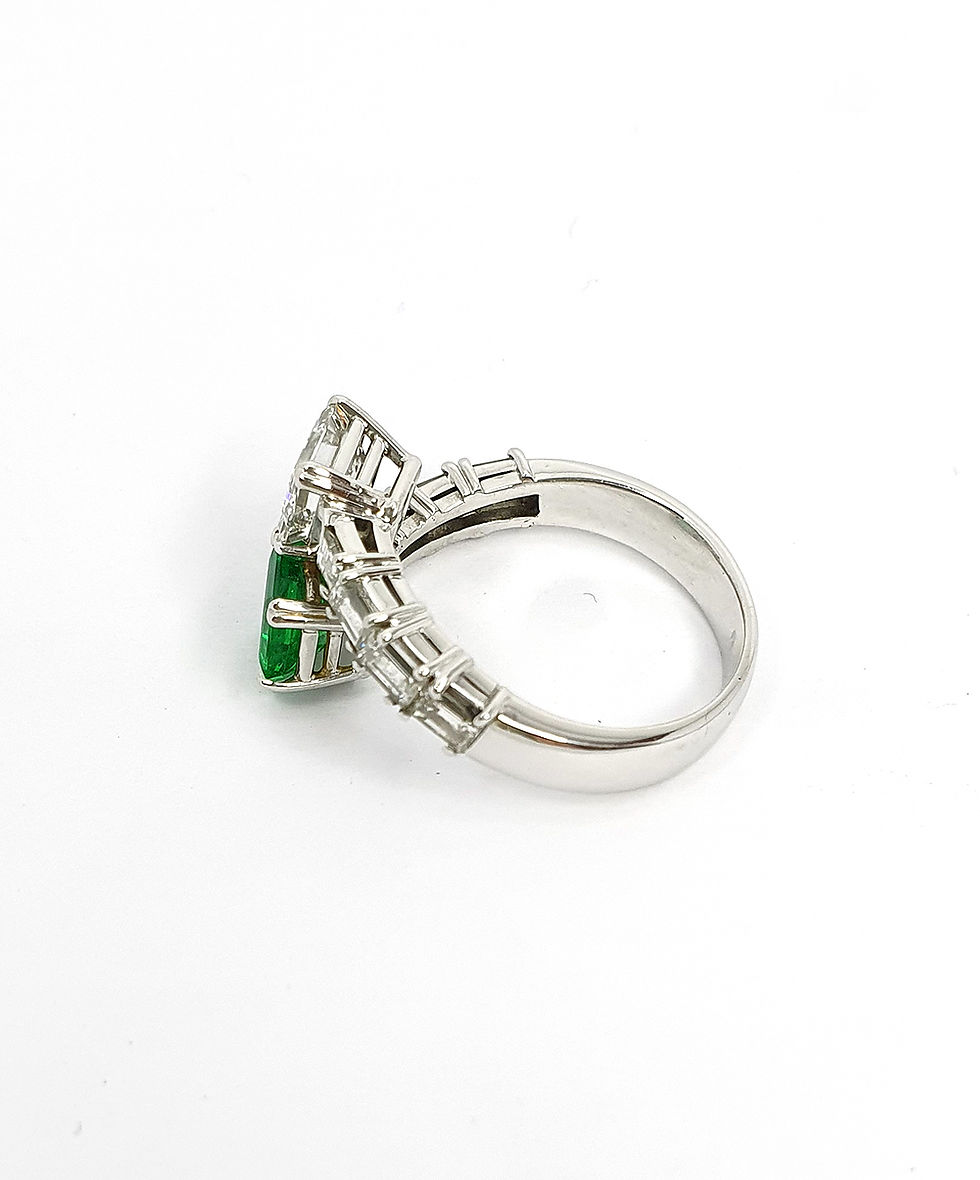 Miniaturbild: Smaragd-Diamantring "Alleanza"
