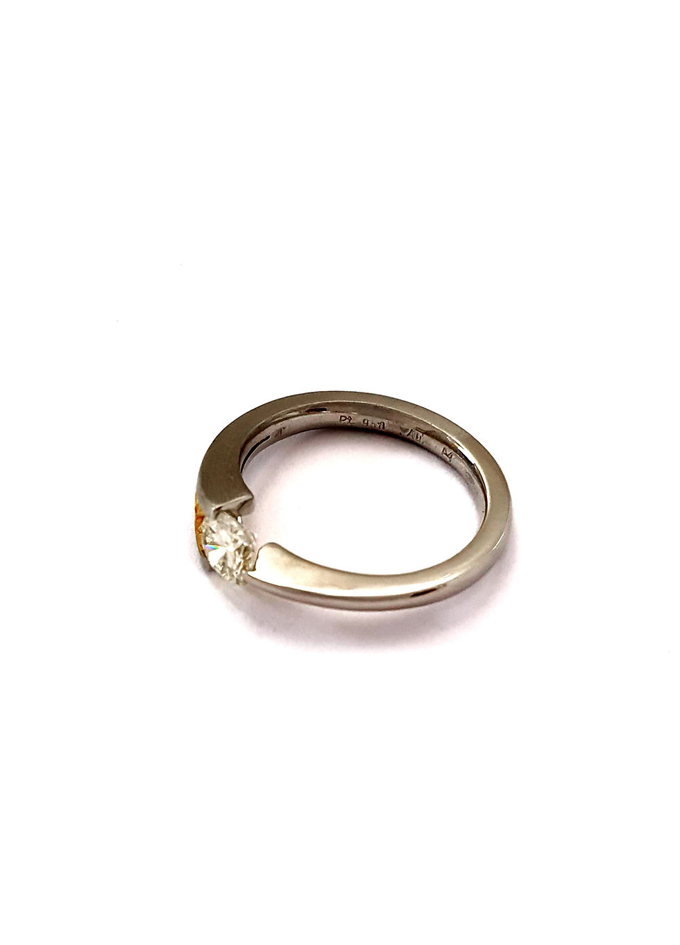 Miniaturbild: Brillant-Spannring in Platin und Feingold