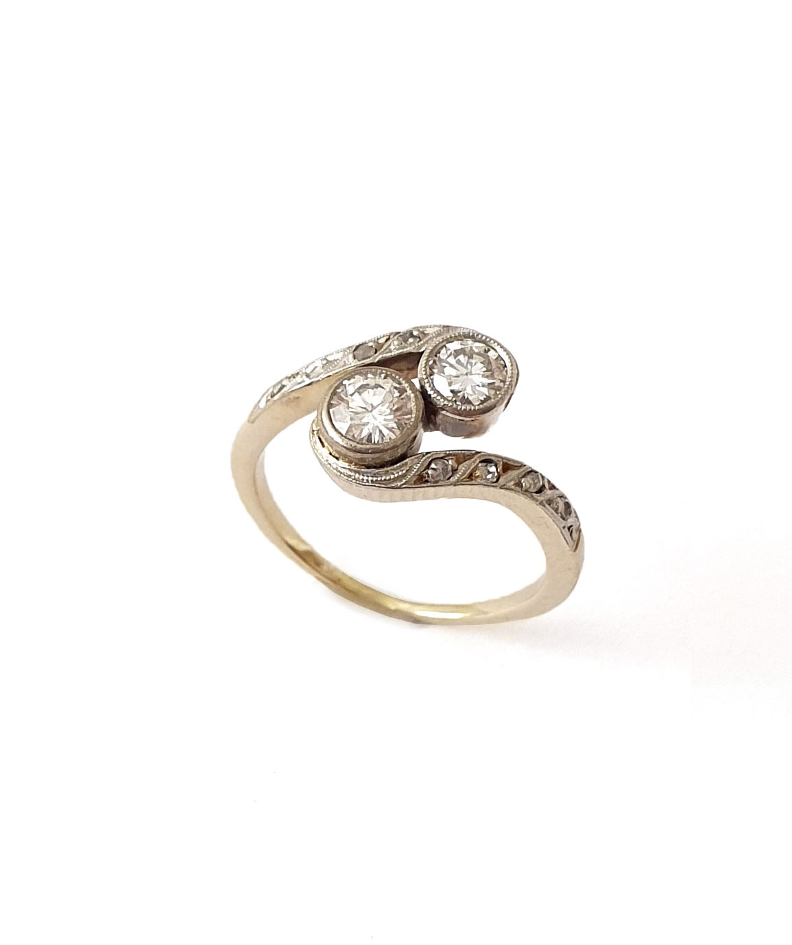 Diamant-Ring "Pas de deux"