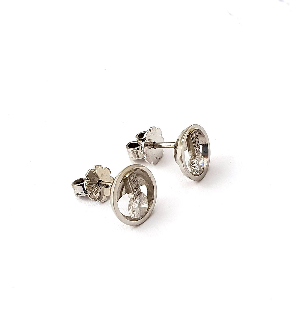 Miniaturbild: 1 Paar Brillant-Ohrstecker 0,67 ct
